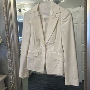 Winter White blazer/suit jacket, size 4 by Bebe collection